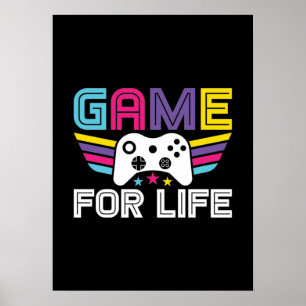 Poster Jogo Pela Vida - Jogo Engraçado, Humor De Jogos
