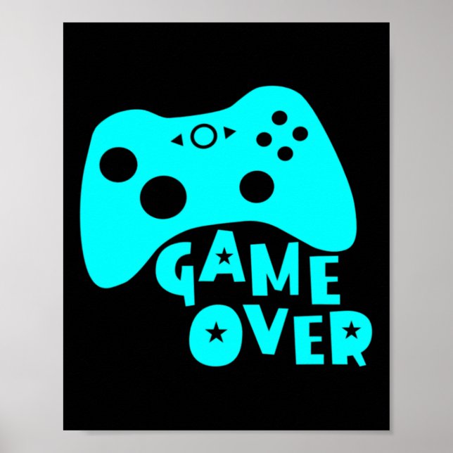 Poster Jogo Sobre Camisas De Jogadores De Vídeo (Frente)