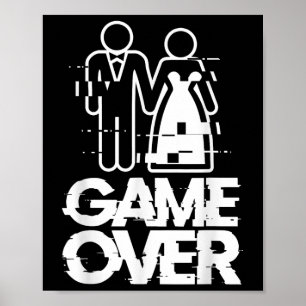 Poster Jogo Sobre O Casamento Engraçado Da Noiva Da Noite