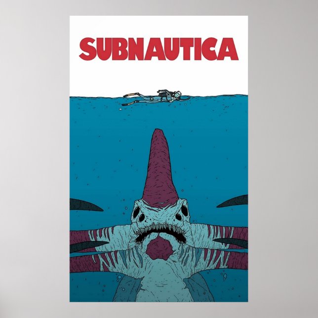 Poster Jogo Subnautica - Filme (Frente)