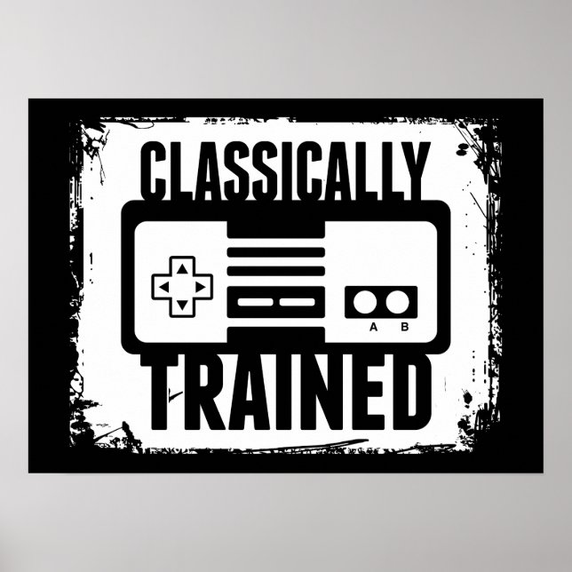 Poster Jogos - Classical Trained - Jogo De Vídeo Engraçad (Frente)
