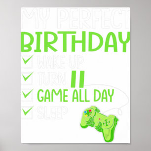 Poster Jogos De Aniversário Perfeitos Para 11