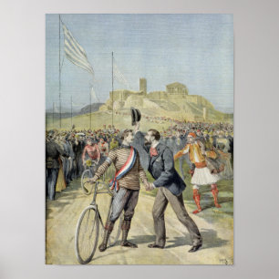 Poster Jogos de Olimpiadas em Atenas