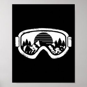 Poster Jogos de Paisagem de Neve do Winter Sport Ski Snow