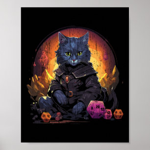 Poster Jogos De Rpg De Interpretação De Papel D20 Jogos D