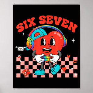 Poster Jogos de Valente 67 Seis Sete Coração de Jogador D