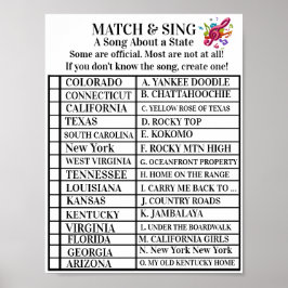 Poster Jogos de viagem em festas e estradas