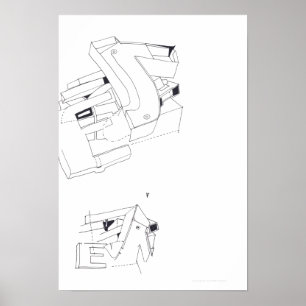 Póster Jogos do Edifício Jeux de Construção Desenho 2 P