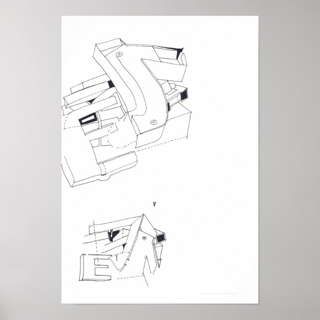 Póster Jogos do Edifício Jeux de Construção Desenho 2 P (Frente)