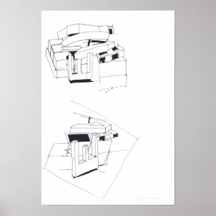 Póster Jogos do Edifício Jeux de Construção Desenho 3 P