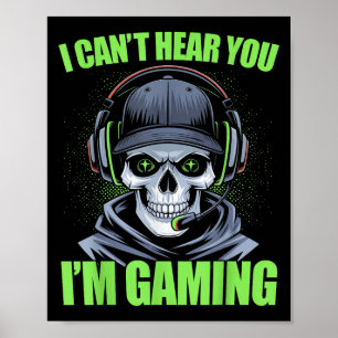 Poster Jogos engraçados que eu não consigo ouvir você Est