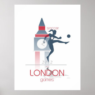 Póster Jogos Olímpicos: Futebol