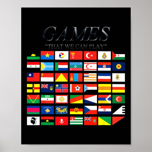 Poster Jogos que podemos jogar (Frente)
