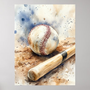 Poster Jogue o Jogo de Beisebol