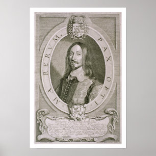 Póster Johan Axelsson Oxenstierna (1611-57) Count of Sode