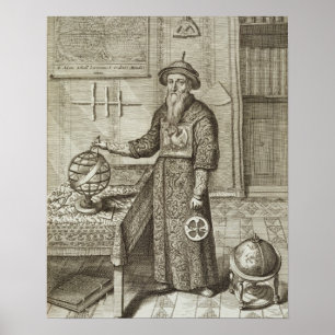 Póster Johann Adam Schall von Bell (1591-1666) de "Chin