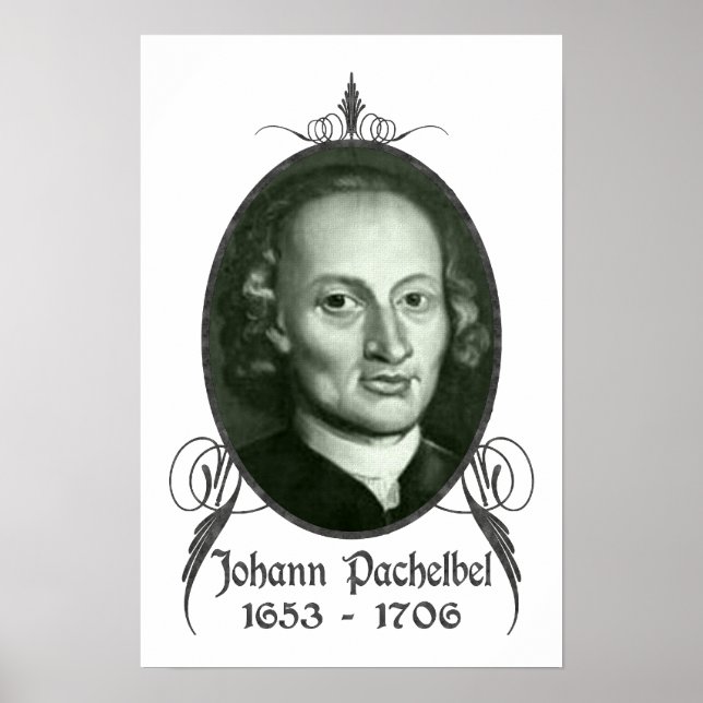 Póster Johann Pachelbel (Frente)