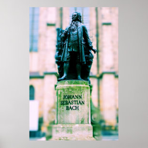 Póster Johann Sebastian Bach