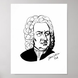 Poster Johann Sebastian Bach