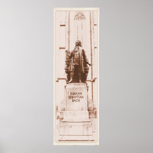 Póster Johann Sebastian Bach (Frente)