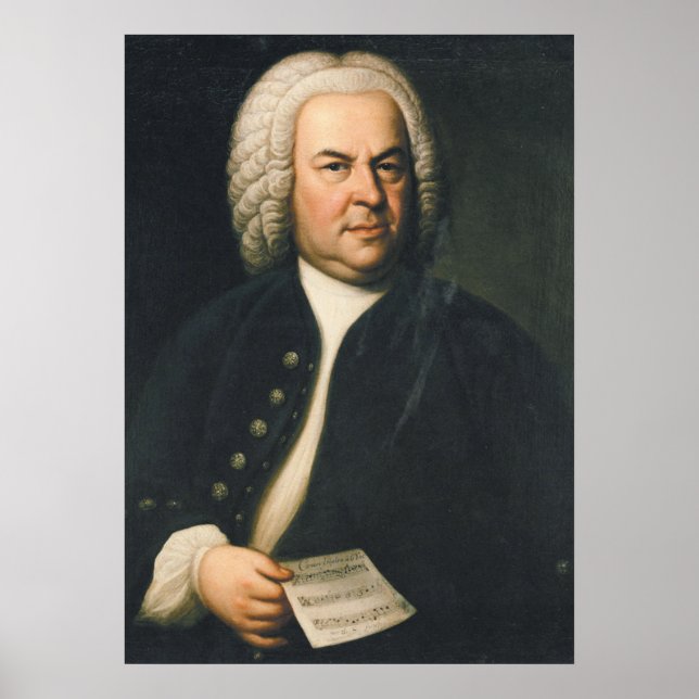 Poster Johann Sebastian Bach - Compositor (Frente)