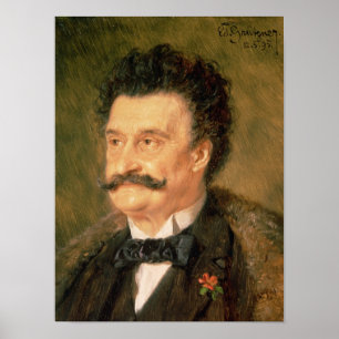 Poster Johann Strauss o mais novo, 1895