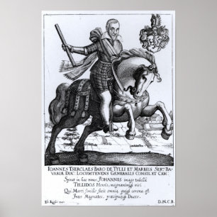 Poster Johann Tserclaes, Graf von Tilly