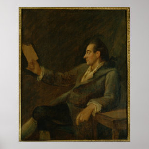 Poster Johann Wolfgang von Goethe, 1775