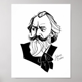 Poster Johannes Brahms