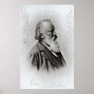 Póster Johannes Brahms