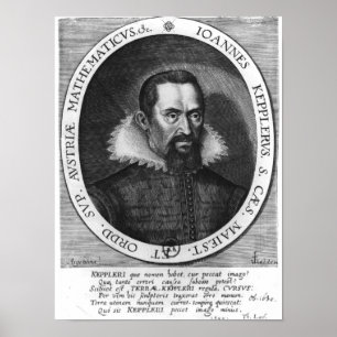 Póster Johannes Kepler 1590