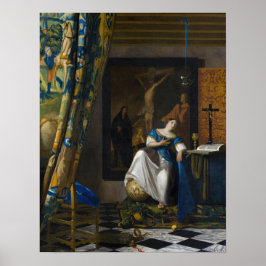 Poster Johannes Vermeer - Alegoria de fé