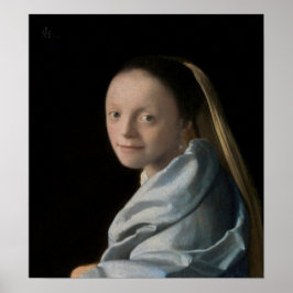 Poster Johannes Vermeer - Estudo de uma Jovem Mulher