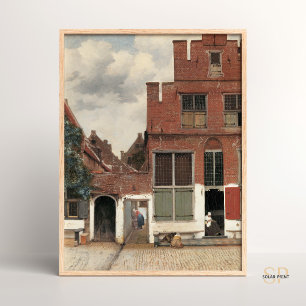 Poster Johannes Vermeer The Little Street Classic