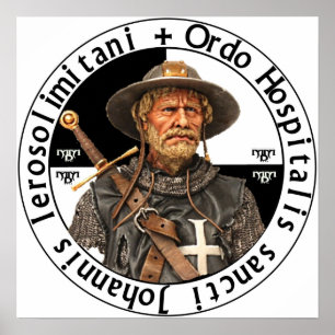 Póster Johanniter cavaleiro