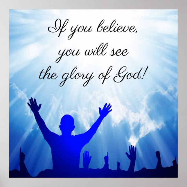 Poster John 11:40 (Frente)