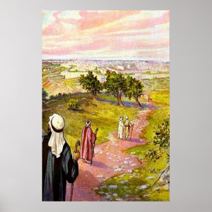 Póster John 11:55-57 Até Jerusalém para Páscoa
