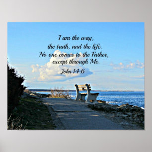 Poster John 14:6 Eu sou o caminho...