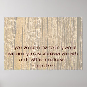 Poster John 15:7