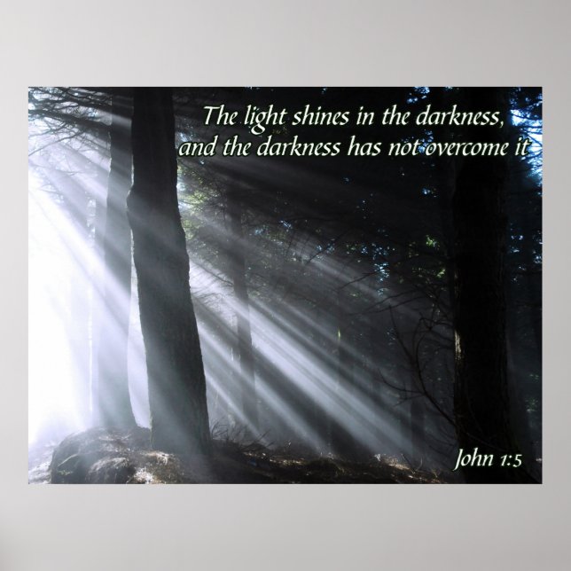 Póster John 1:5 (Frente)