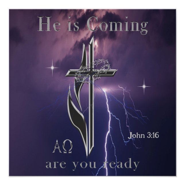 Póster John 3:16 (Frente)