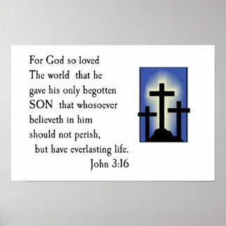 Póster John 3:16