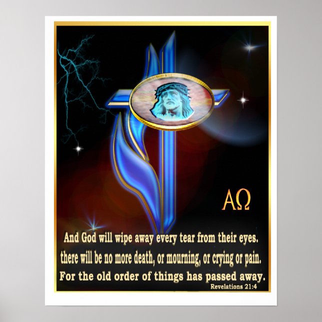 Póster John 3:16 (Frente)