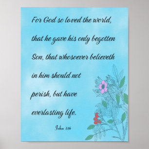 Poster John 3:16