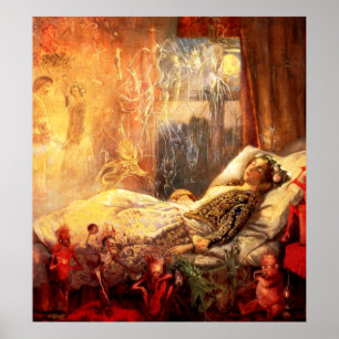 Poster John Anster Fitzgerald: O material esse sonha…