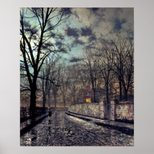 Póster John Atkinson Grimshaw novembro