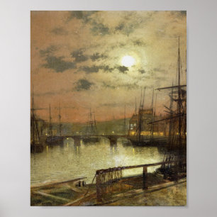 Poster John Atkinson Grimshaw - Whitby
