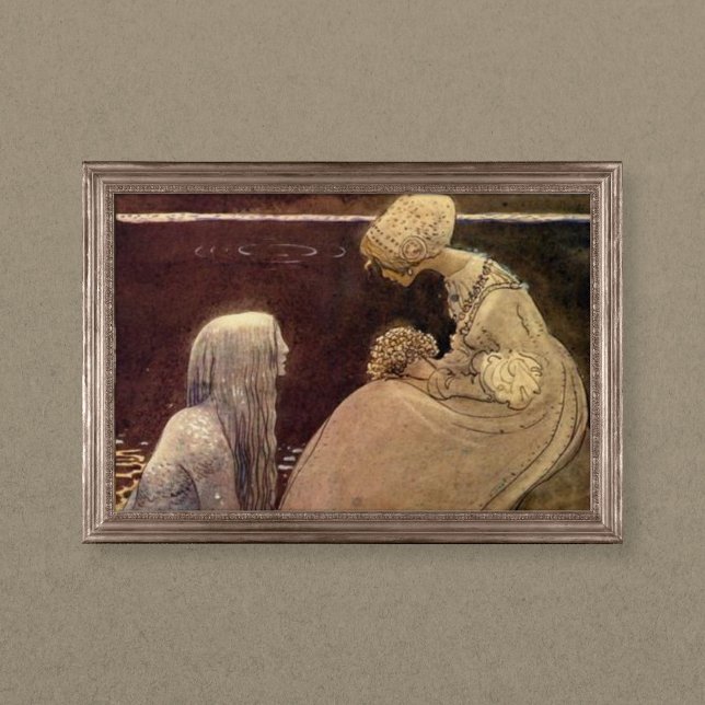 Poster John Bauer Agneta e o lago King (Criador carregado)