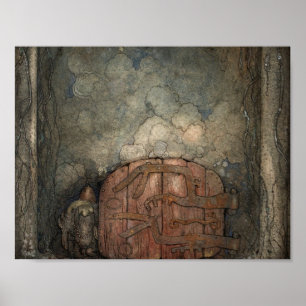 Poster John Bauer - Bergaporten