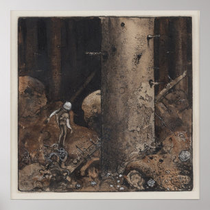 Poster John Bauer - Na floresta enganadora